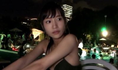 ほろ酔い黒髪美少女と交わるホテルで絶頂